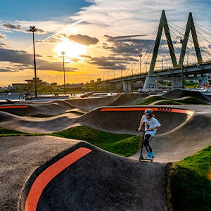 Купить наливной пол в Екатеринбурге для экстрим-парка Купить наливной пол в Екатеринбурге для экстрим-парка